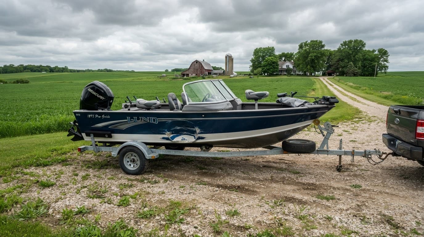 Comprehensive and collision boat insurance protection across WI for storm, theft, and accident damage