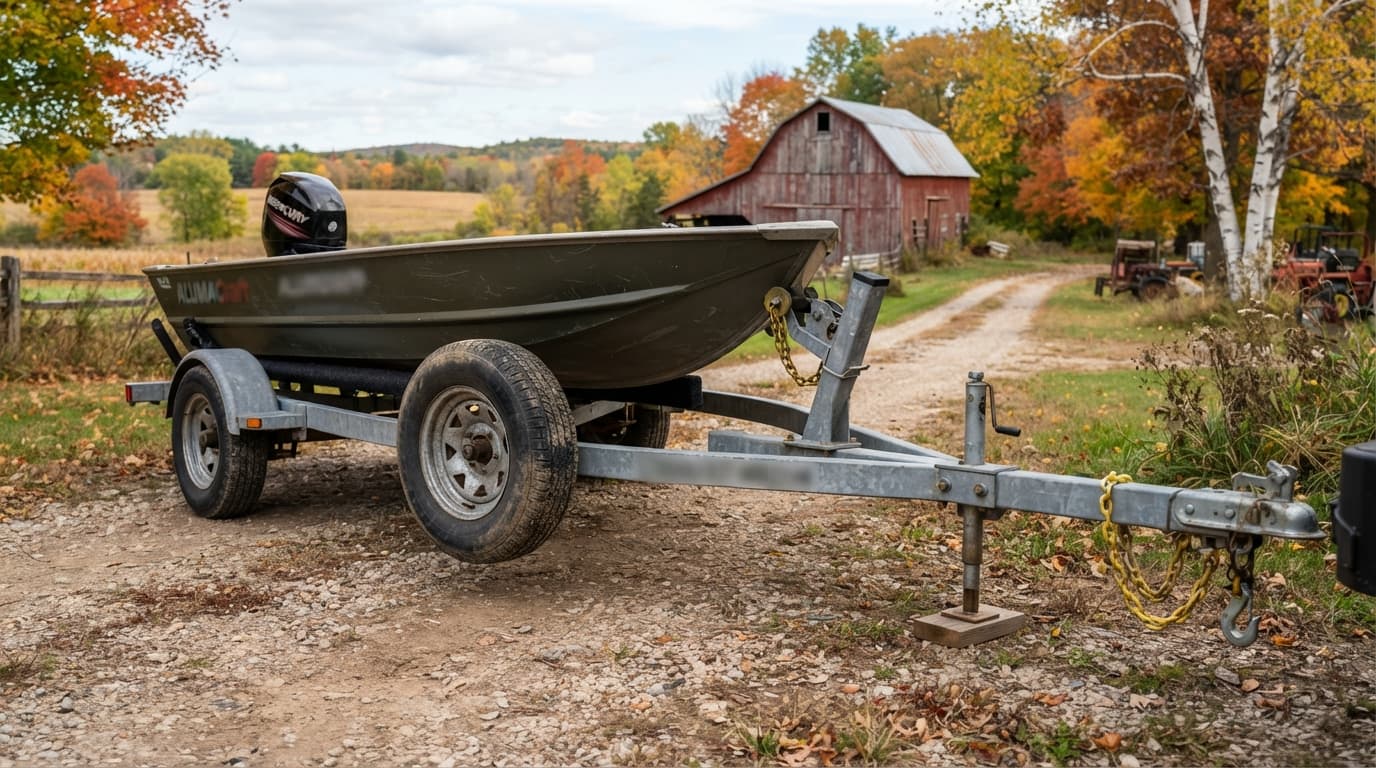 Boat trailer coverage protection for transport and storage across Wisconsin